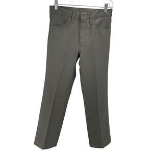 Vintage Wrangler Mens Straight Leg Jeans Pocket Mid Rise Casual Green Size 29x32